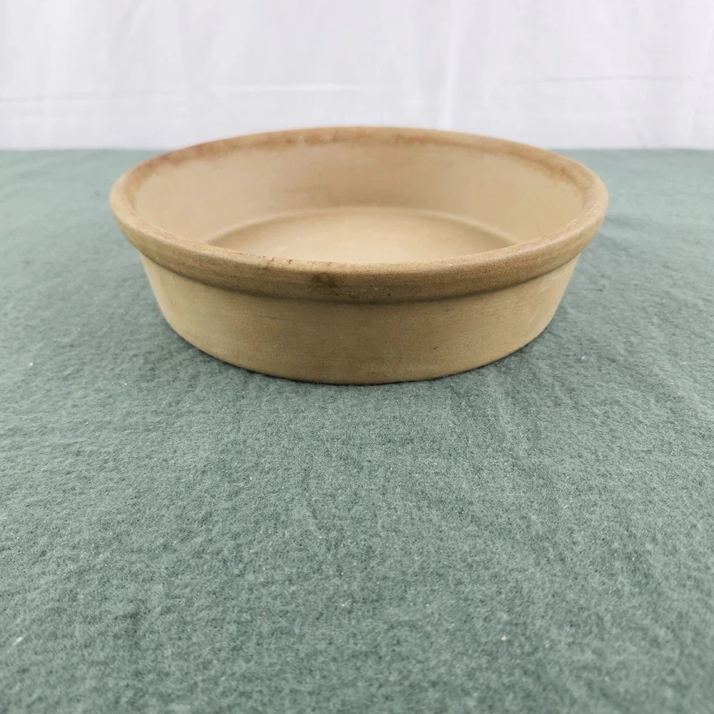 Pampered Chef 8in Round Mini Baker #1470 Stone Pie‎ Plate 8